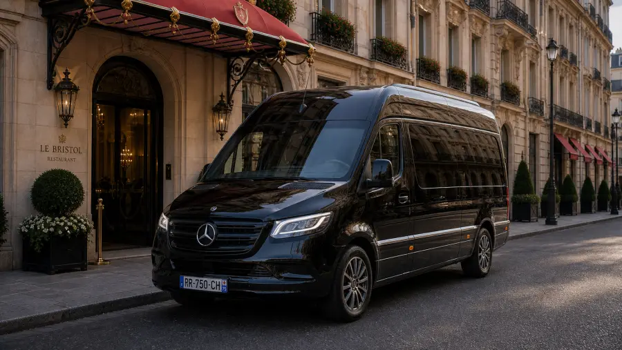 Mercedes VIP Sprinter for Paris limousine service